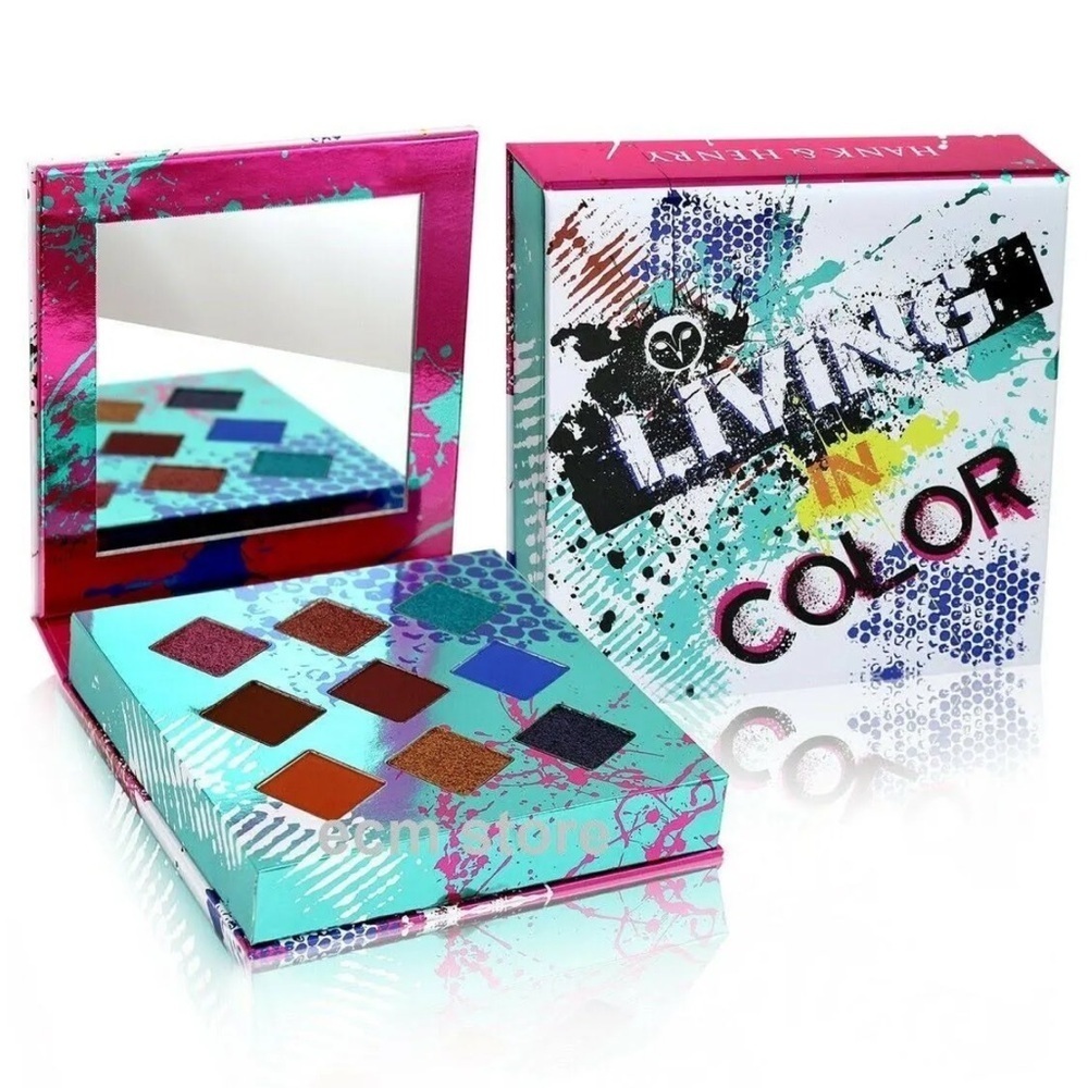 HANK & HENRY Living In Color Eyeshadow Palette NIB